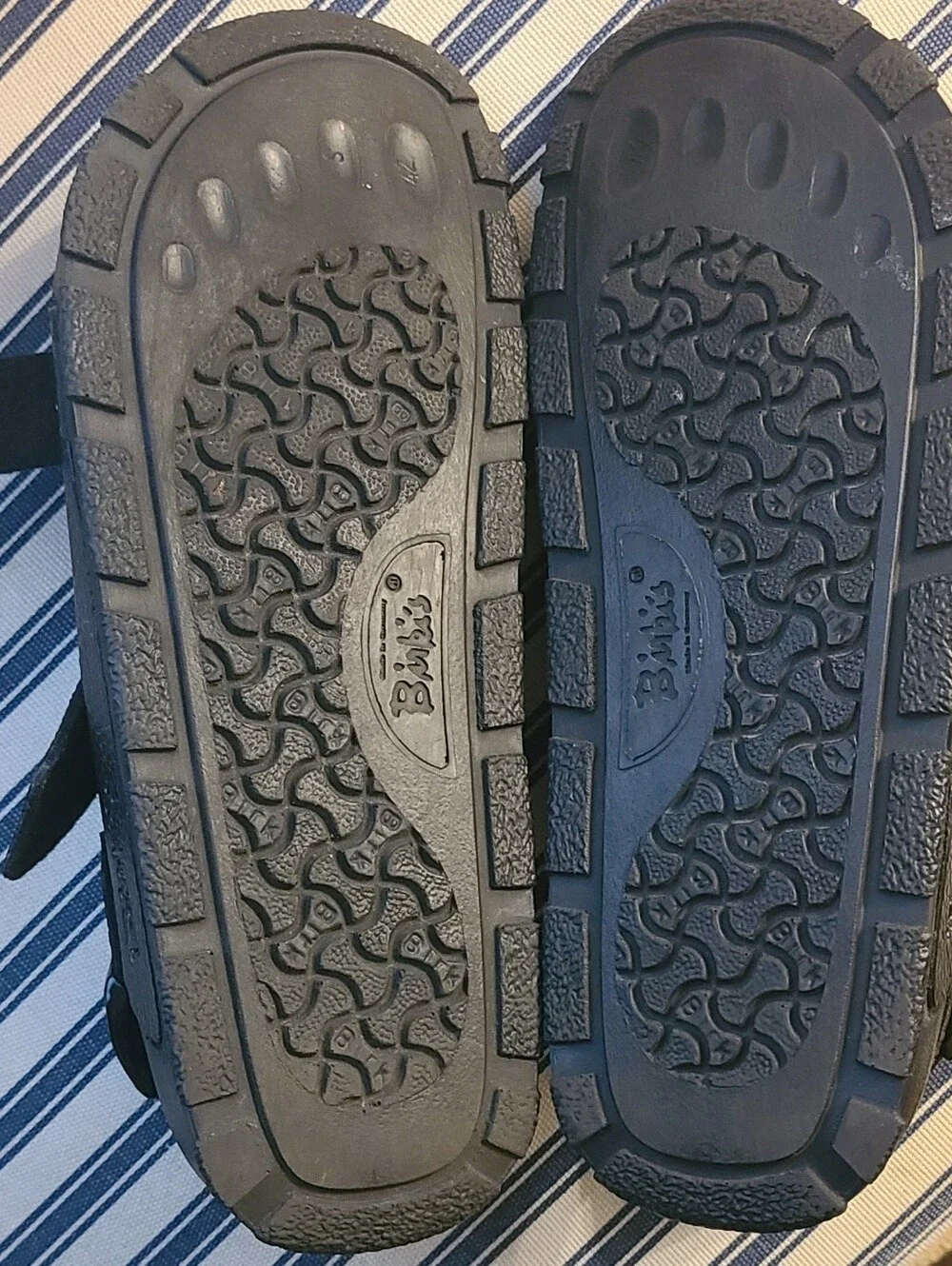 Birki's by Birkenstock Aruba Water Sandals Black Resortwear Sz W-11-11.5 M-9-9.5